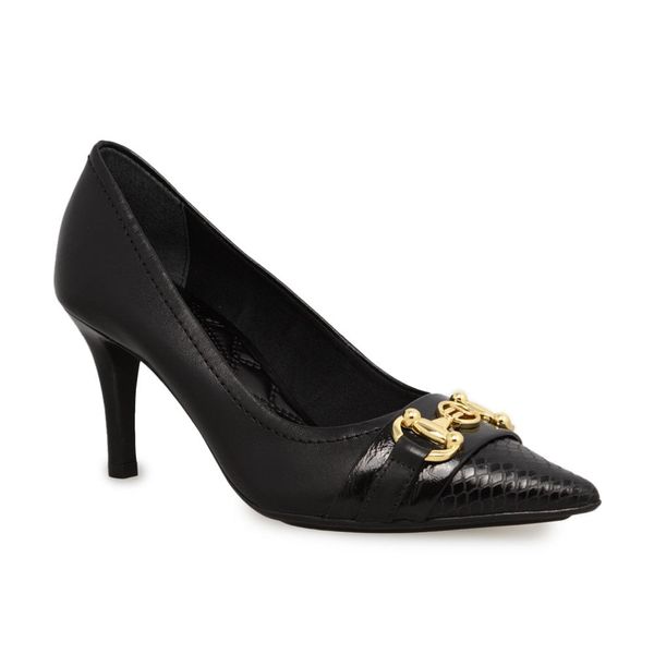 Tacon Mujer Marca Jorge Bischoff Color Negro