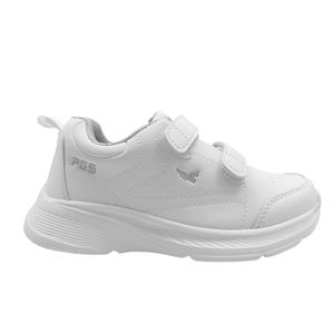 DEPORTIVOS UNISEX ESCOLAR MARCA PEGASUS COLOR BLANCO/GRIS