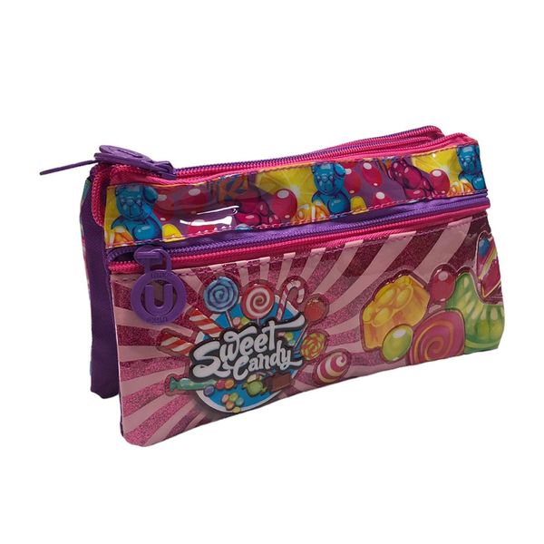 Cartuchera Infantil Escolar Marca Unik Sweet Candy