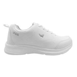 DEPORTIVOS UNISEX ESCOLAR MARCA PEGASUS COLOR BLANCO/GRIS