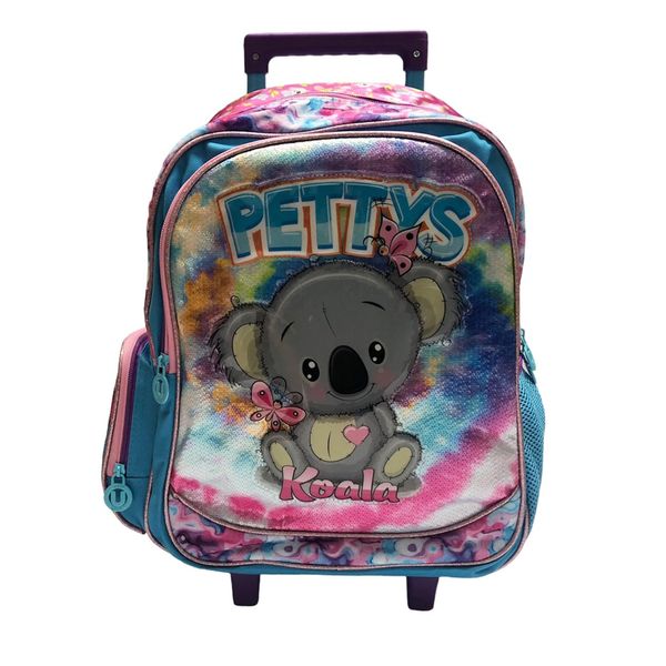 MALETA RUEDAS INFANTIL ESCOLAR MARCA UNIK PETTYS KOALA