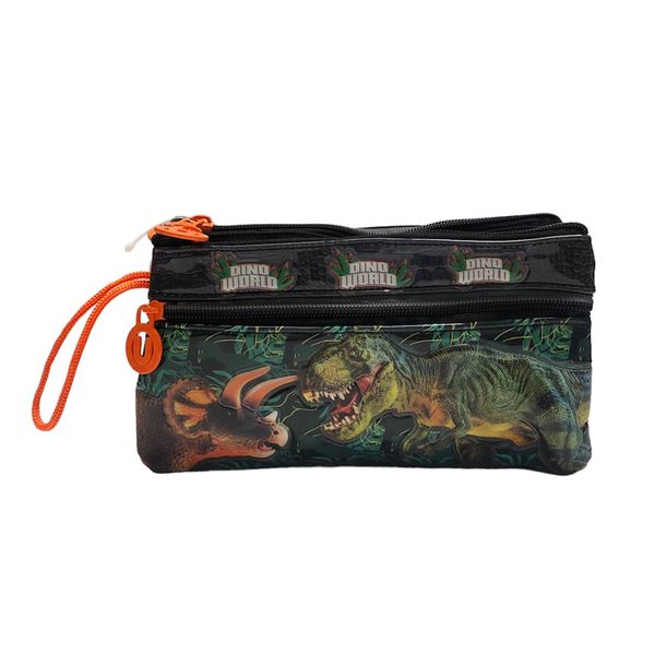 Cartuchera Infantil Escolar Marca Unik Dino Word