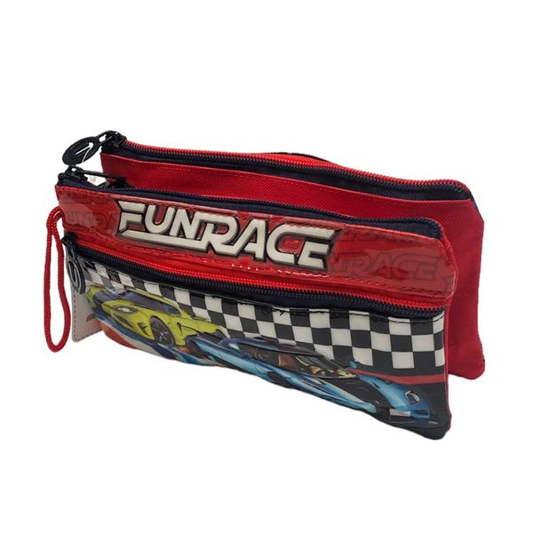 Cartuchera Infantil Escolar Marca Unik Fun Race