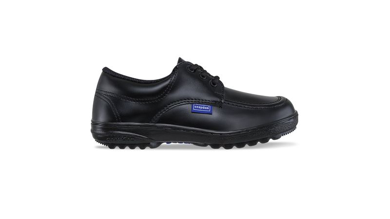 Zapato colegial niño en color negro - Croydon