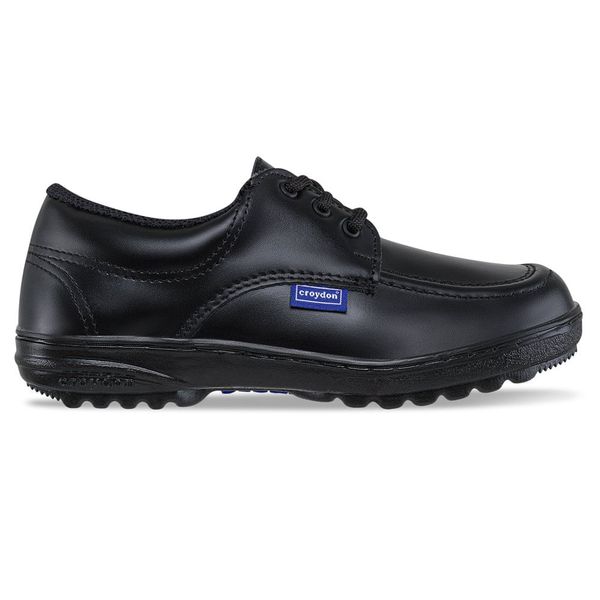 Zapato Escolar Unisex Escolar Croydon Negro