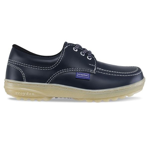 Zapato Escolar Unisex Escolar Croydon Azul