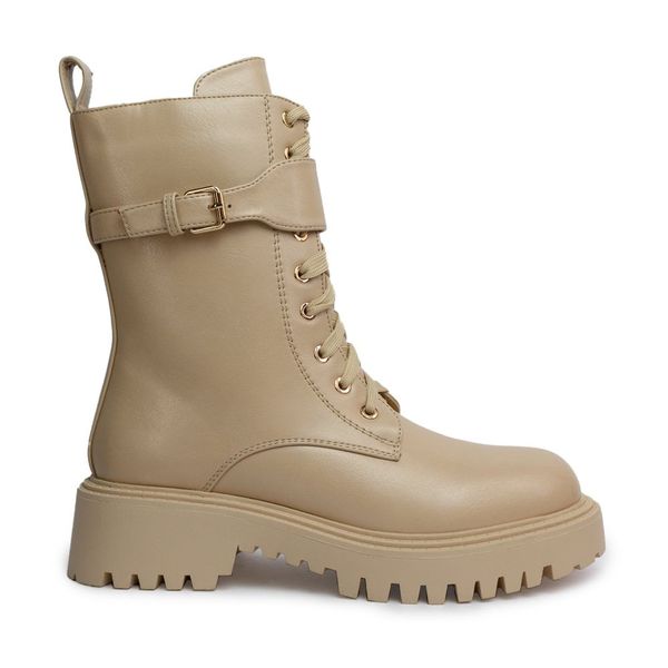 Botas Biege Mujer Via Spring