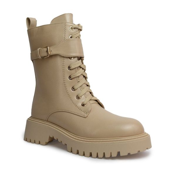 Botas Biege Mujer Via Spring
