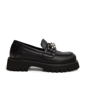 MOCASINES MUJER VIA SPRING BLACK