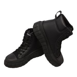 BOTINES MUJER VIA SPRING BLACK/BLACK