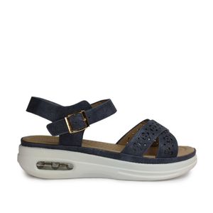 SANDALIAS MUJER VIA SPRING NAVY
