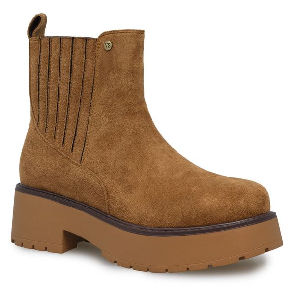 Botines Mujer Via Spring Brown