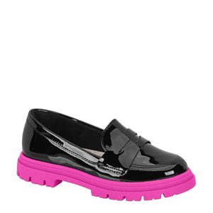 ZAPATO CASUAL NIÑA MOLEKINHA NEGRO Y ROSADO