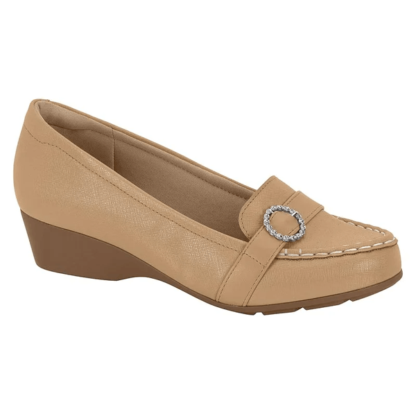 Mocasines Mujer Moleca Color Beige