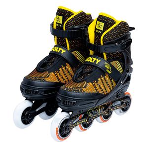 PATINES GOLTY INFANTIL SPEED NEON NEGRO 39-42