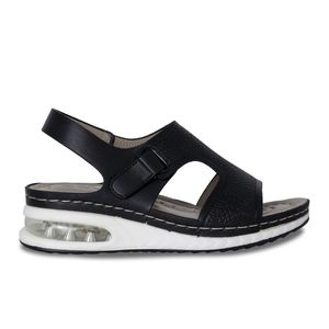 SANDALIAS MUJER VIA SPRING COLOR NEGRO