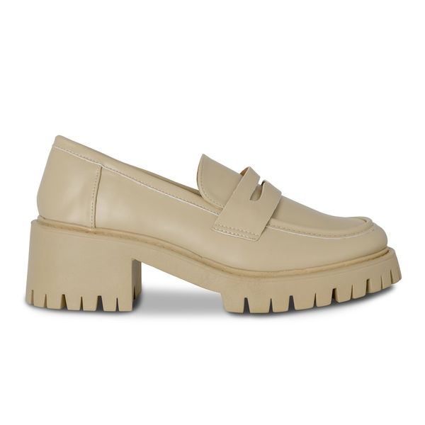 Mocasines Mujer Marca Via Spring Beige