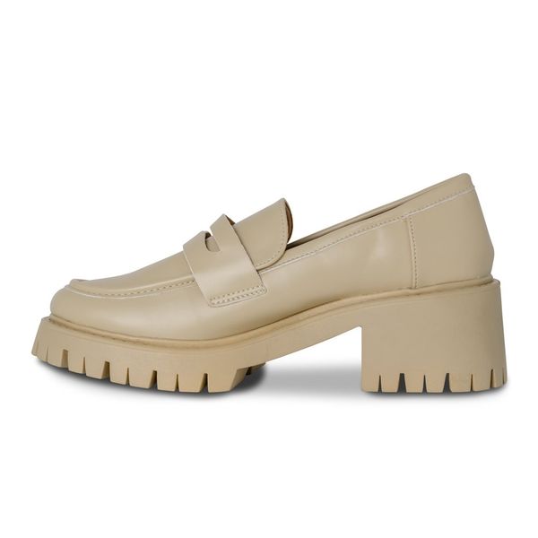 Mocasines Mujer Marca Via Spring Beige