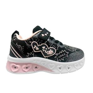 TENIS NIÑA MARCA ATHLETIC AIR NEGRO ROSA