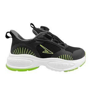TENIS INFANTIL MARCA ATHLETIC AIR NEGRO Y VERDE