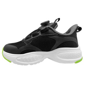 TENIS INFANTIL MARCA ATHLETIC AIR NEGRO Y VERDE