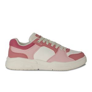 TENIS CASUAL VIA SPRING BLANCO Y ROSA