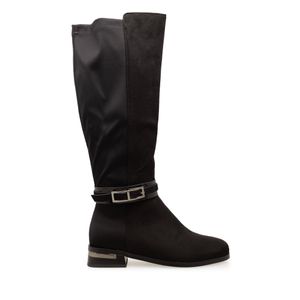 BOTAS MUJER MARCA VIA SPRING NEGRO