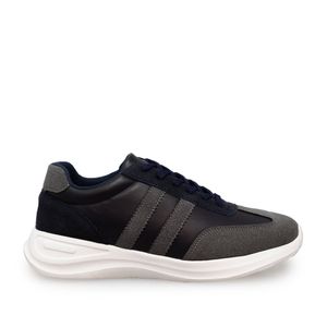 Tenis Casual Marca Breaker Azul Y Gris