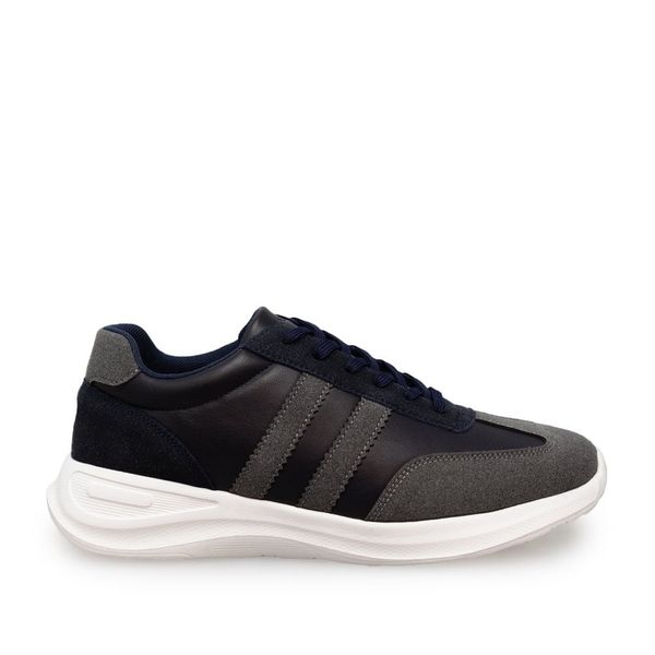 Tenis Casual Marca Breaker Azul Y Gris