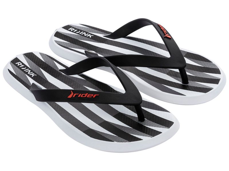 Chanclas-Hombre-Marca-Rider-Color-Blanco-negro-Talla-44-0