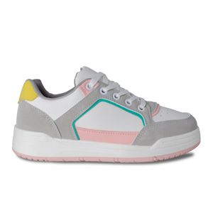 TENIS CASUAL MUJER VIA SPRING BLANCO GRIS