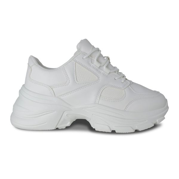 Tenis Casual Mujer Via Spring Color Blanco