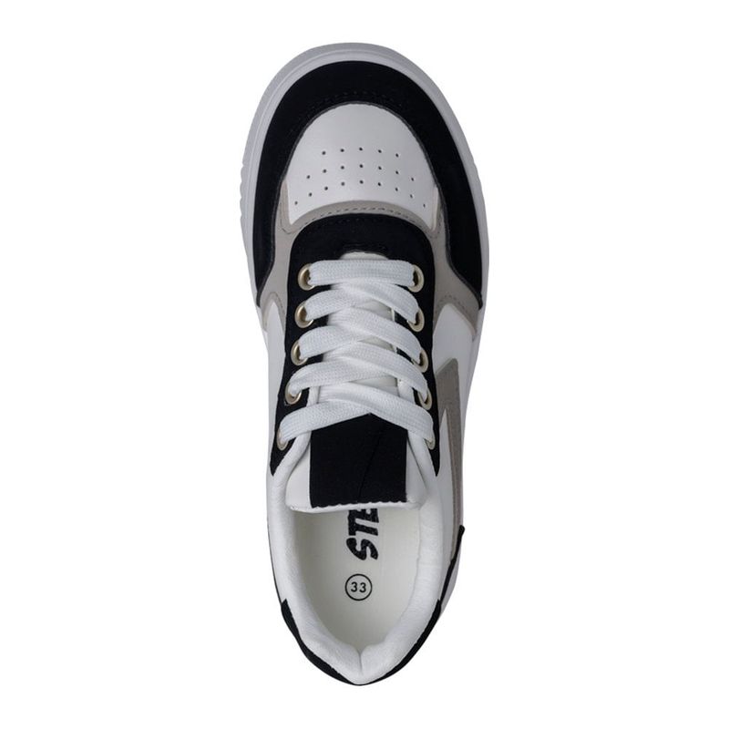 Tenis-NiÑo-Marca-Steps-Color-Blanco-Talla-33-4