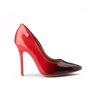 TACONES MUJER MARCA VIZZANO COLOR ROJO NEGRO