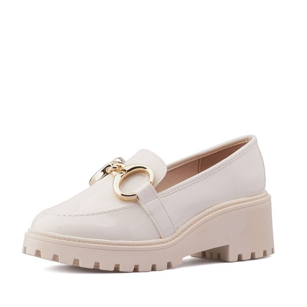 Mocasines Mujer Marca Beira Rio Color Blanco