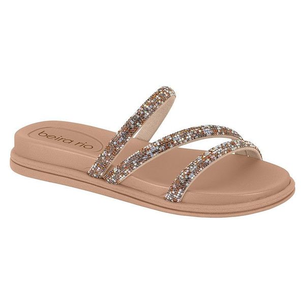 Sandalias Marca Beira Rio Color Nude Camel