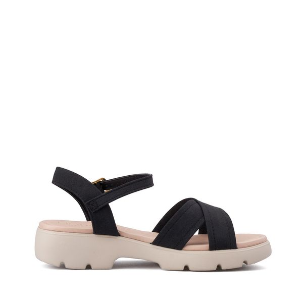 Sandalias Mujer Marca Modare Negro Blanco