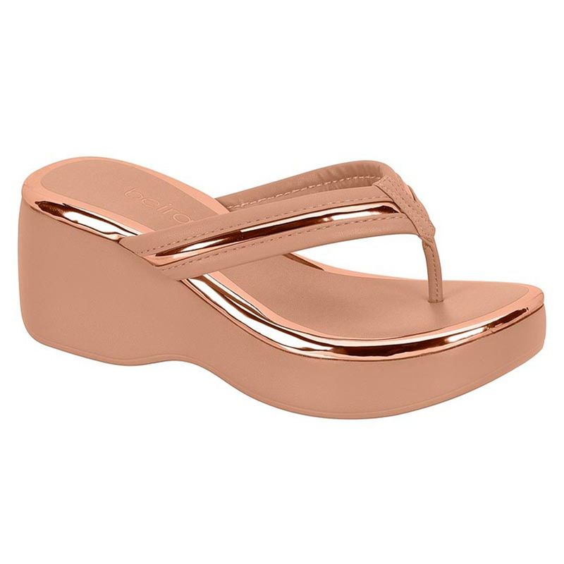 Sandalias-Mujer-Marca-Beira-Rio-Color-Oro-Rosa-Talla-38-0