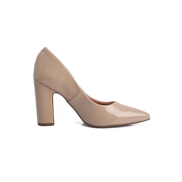 Tacones Mujer Marca Modare Color Beige
