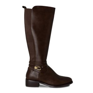 BOTAS MUJER MARCA VIA SPRING COLOR CAFE