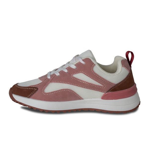 Tenis Deportivo Niña Marca Steps Blanco Rosado