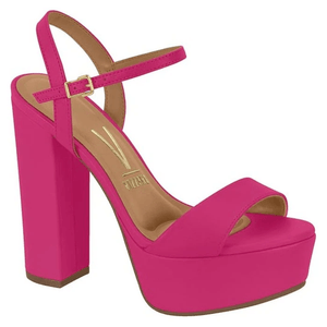 TACONES ABIERTOS MARCA VIZZANO COLOR ROSADO