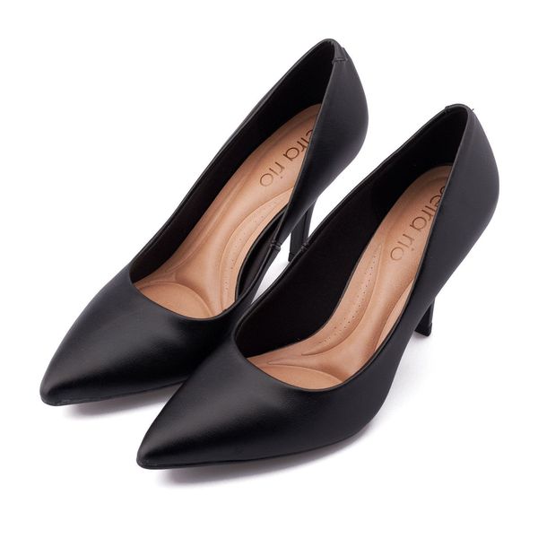 Tacones Mujer Marca Beira Rio Color Negro