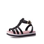 sandalias-niña-marca-molekinha-negro-rosado-talla-31