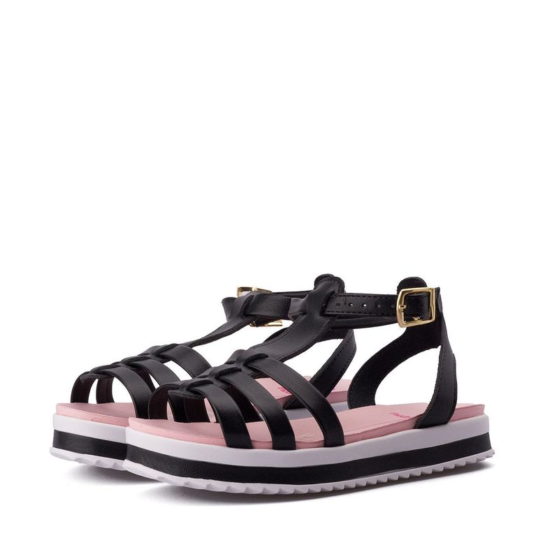 sandalias-niña-marca-molekinha-negro-rosado-talla-31
