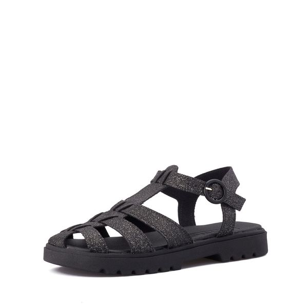 SANDALIAS NIÑA MARCA MOLEKINHA COLOR NEGRO