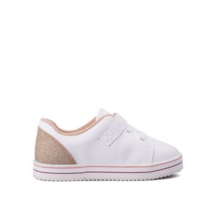 TENIS NIÑA MARCA MOLEKINHA COLOR BLANCO DORADO