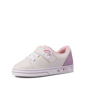 TENIS NIÑA MARCA MOLEKINHA COLOR BLANCO ROSA