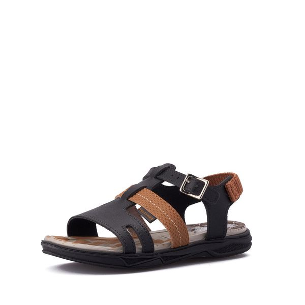 Sandalias Niño Marca Molekinho Color Negro Café