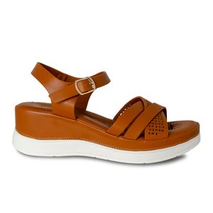 SANDALIAS MUJER MARCA VIA SPRING COLOR CAFE